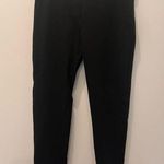 Betabrand Black Ankle Cropped Dress Yoga Pants with Elastic Waistband Photo 0