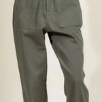 Fate Women's‎ 100% Cotton Olive Green Paperbag Jeans Medium Green Photo 0