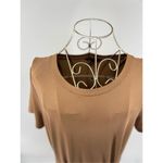 Banana Republic Short Sleeve T Shirt Midi Dress Tan Women’s Size Medium Photo 7