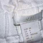 H&M High Waisted Tailored White Shorts Photo 1