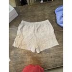 Quince 100% Linen Shorts Womens L Beige Tan Beachy Ethically Woven Coastal Size L Photo 3