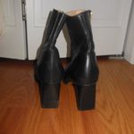 Saks 5th Avenue Black Heeled Boots 8.5 Photo 1