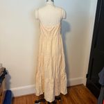 Charlie Holiday Cream Tiered Sleeveless Maxi Dress Photo 1