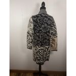 Sundance  Lambswool Sweater Womens Small Button Front Long Duster Artsy Patchwork Photo 1