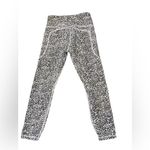 Athleta  Ultimate Textured Tights  7/8 Tight Size Medium Black White Leggings Photo 1