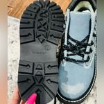 No Boundaries  Blue Distressed Zip Stitch Accent Hiker Boots Photo 3