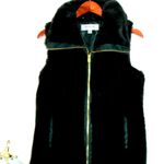 Andrew Marc NWT Marc New York Faux Fur Hunter Green Vest S Photo 4