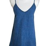 Wilfred Free  Women's Denim Vivienne Tank Dress in Medium Indigo Size Medium Photo 0