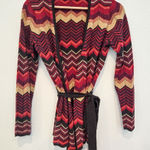 Pendleton  Merino Wool Southwestern Cardigan Chevron Western Hippie Lagenlook XS Photo 0