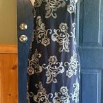 R & M Richards  Black and Silver Dress Photo 0