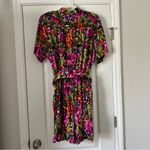 Vintage 80s 90s Y2K Floral Belted Short Sleeve Shorts Romper Pink Size undefined Photo 6