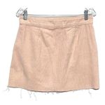 PacSun Mini Skirt Corduroy Faux Wrap Raw Hem Womens 27 Cotton Pockets Photo 3