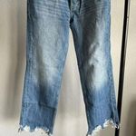 Free People ✨SALE  Maggie Dark Wash Mid-Rise Straight Leg Raw Hem Jeans 26 NWT Photo 7