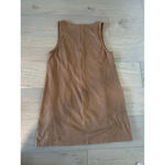 Black Swan  Tan Floral Embroidered Suede Mini Dress Medium Photo 5