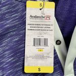 Avalanche  Womens Pull Over Sweatshirt Purple Blue Size Small Thumbholes New u Photo 9