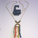 Universal Threads Universal Thread Gold Tone Multicolor Boho Fringe Necklace Photo 2