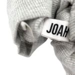 Joah Brown  One Shoulder Ribbed Gray Crop Top Single Strap Photo 4