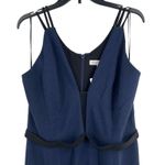 Dress the Population Semi Formal Dress Long Blue Sexy Plunge Neckline XXL New Photo 3