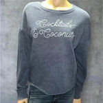 Zoe & Liv NWOT women’s Casual Graphic Sweatshirt Cozy Pullover Relaxed Fit sz S Photo 0