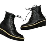 Olivia Miller Lace up Combat Style Platform Boots, Sz 6 Photo 0