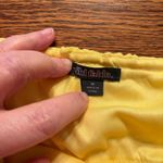 Wild Fable Yellow Halter Knee Length Dress with side slit built in bra Size M Photo 3