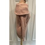 Uniqlo Sweater Pink Cowl Neck Wool Blend Coquette Cozy Feminine Romantic Photo 2
