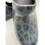 Crocs  Shoes Women 5 Black Gray Leopard Neria Pro II LiteRide Work Clogs Non Slip Photo 3