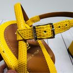 Fendi NEW WITHOUT BOX Yellow Wedge Sandals Size 36.5 Photo 4