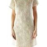 Anthropologie Sparrow cream short sleeve wool linen blend tunic dress Photo 2