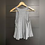 Hollister  Gray Flowy Babydoll Tank Top Women’s Sz M EUC Photo 3