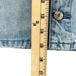 Michael Kors Jean Skirt Womens 14 Blue Denim Mini Button Front Casual Timeless Photo 7