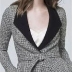 White House | Black Market New!   Belted Tweed wool-blend‎ blazer Jacket , 0P Photo 0