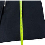 Michael Kors  NWT  Black Asymmetry Wool Blend Moto Trench Coat – Size 12  Photo 10