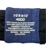 Torrid  Lightly Lined T Shirt Bra Blue Lace Underwired Size 40DD Navy Blue Photo 8