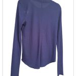 Zenana Outfitters Light Navy Long Sleeve Henley Top Photo 2