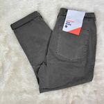 Sundry Olive Green Belted Cargo Pants Women's Size 28 Stripe Detail Cropped Photo 4