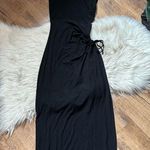 Reformation Doria Dress In Black Photo 3