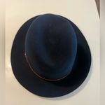 Rag and Bone  Floppy Brim Fedora Hat ~ Navy Blue 100%Wool Size Medium Photo 1