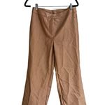 Bagatelle NWT  COLLECTION Camel Faux Leather High Waist Crop Wide Leg Pant Photo 2