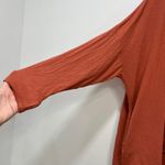 Athleta  Purana Wrap Sweatshirt 3XL NWT $89‎ Orange Cris Cross Hood Knit Photo 1