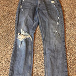 Abercrombie & Fitch Abercrombie‎ & Fitch The Skinny High Rise Distressed Jeans Size 28 Ripped Photo 0