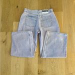 The Ragged Priest Ragged Jeans Wide Leg High Rise Size Estimated L Shimmery Purple Pink Photo 4