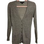 Banana Republic  Italian Yarn Alpaca Wool Blend Gray Cardigan Sz XS Photo 0