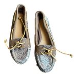 Sperry  Top-Sider Women's Firefish Boat Shoes Brown Python Print Leather Size 6​ Photo 6
