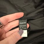 SheIn Black and Teal Workout Leggings Photo 3