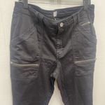 Joie  Black Park Cargo Pant Women's Size 16/33 High Rise Stretch Denim Limited Photo 2