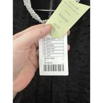 Sachin Babi x Anthropologie Black Lace NEW Bead Mock Neck Hi Photo 6