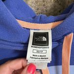 The North Face  Blue Purple Pastel Logo Pullover Hoodie XS Photo 3