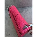 REBECCA MINKOFF Bag Crossbody Pink Chain Quilted Leather Love Shoulder Clutch Size M Photo 6