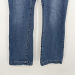 Gap Blue Denim Flare High Rise Jeans Size 8 Short/29 Slit Pocket Cotton Photo 2